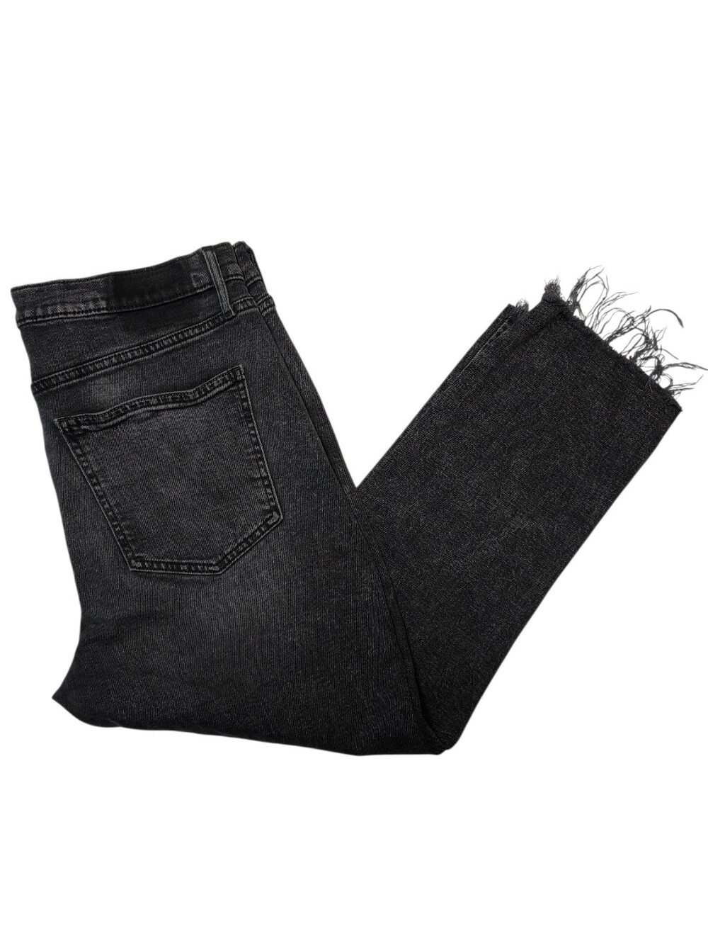 GAP Women’s Faded Black Cigarette High Rise Jeans Size 14P